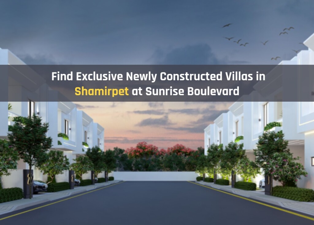 newly constructed villas in shamirpet