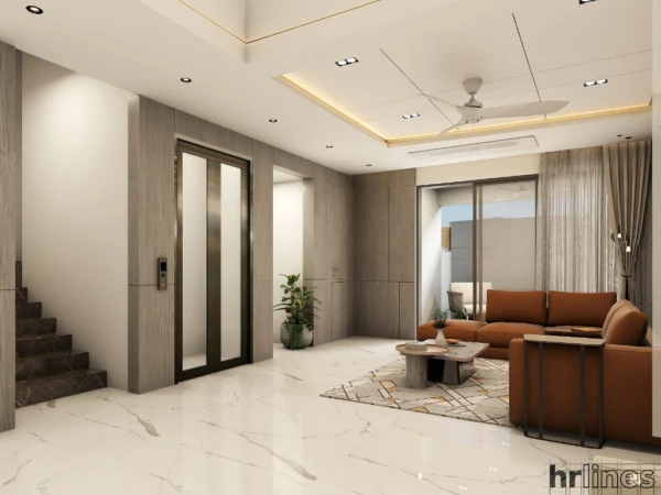 luxury living area